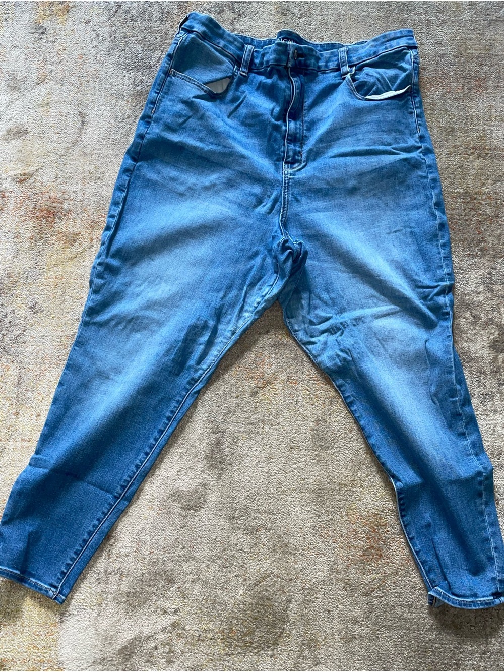 American Eagle Outfitters Light Blue Boyfriend Jeans 22 Short